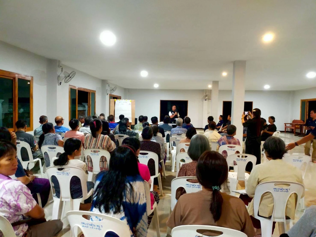 ลงพื้นที่ประชาคมหมู่บ้าน หมู่ที่ 5 บ้านปางส้าน